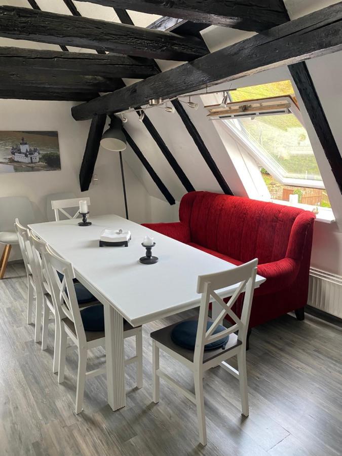 Schoene Ferienwohnung Altes Gebaelk Fachwerkhaus 바하라흐 외부 사진